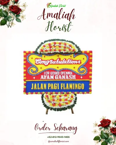 Bunga Papan Congratulation di Bunaken